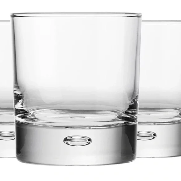 Clear Heavy-Bottom Whiskey Glasses - Set of 2 - Picture 2 of 3